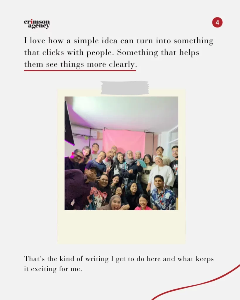 Nabila approach her creative thinking in a different way