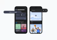 Feed Google Discovery yang kini juga menampilakn konten media sosial seperti Instagram, YouTube Shorts, dan X.