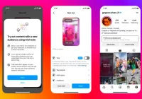 Tampilan fitur "Trial Reels" di Instagram